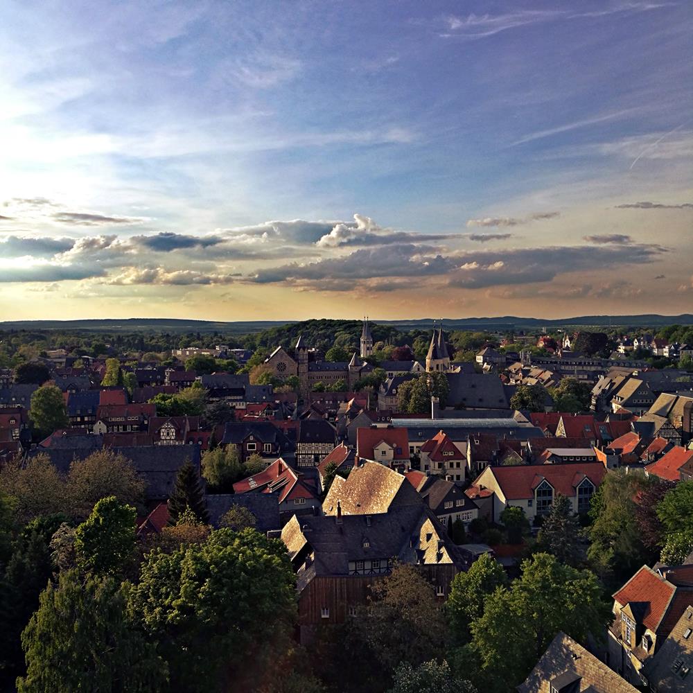 Blick über die Stadt Goslar